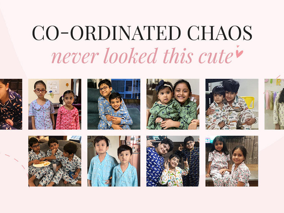 Sibling Style: Matching Pajamas, Their Own Way