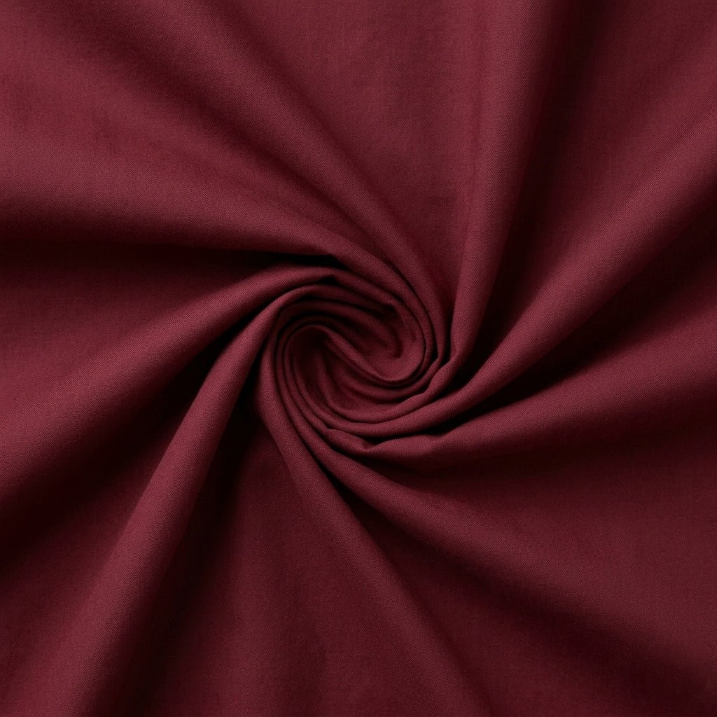 Maroon cotton fabric close-up