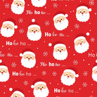 Ho Ho Ho Santa Print in Cotton