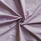 Purple Mini Checks in Cotton