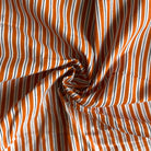 Orange Stripes in Cotton