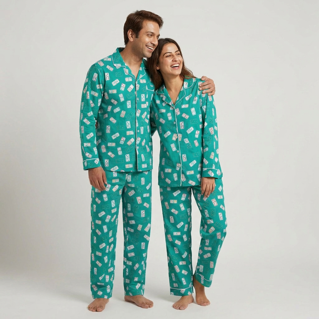 Pajama Tribe Ace of Dreams couple nightwear set