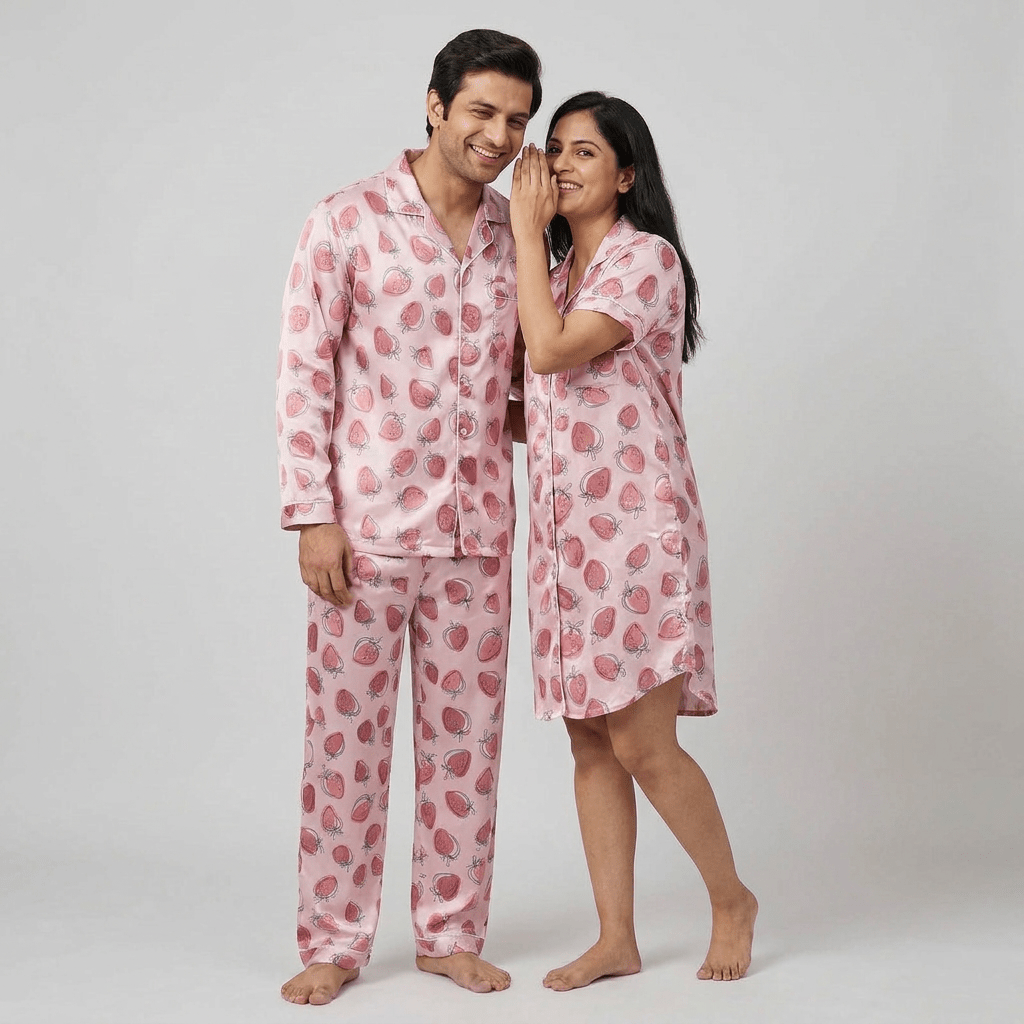 Pajama Tribe Berrylicious couple night suit