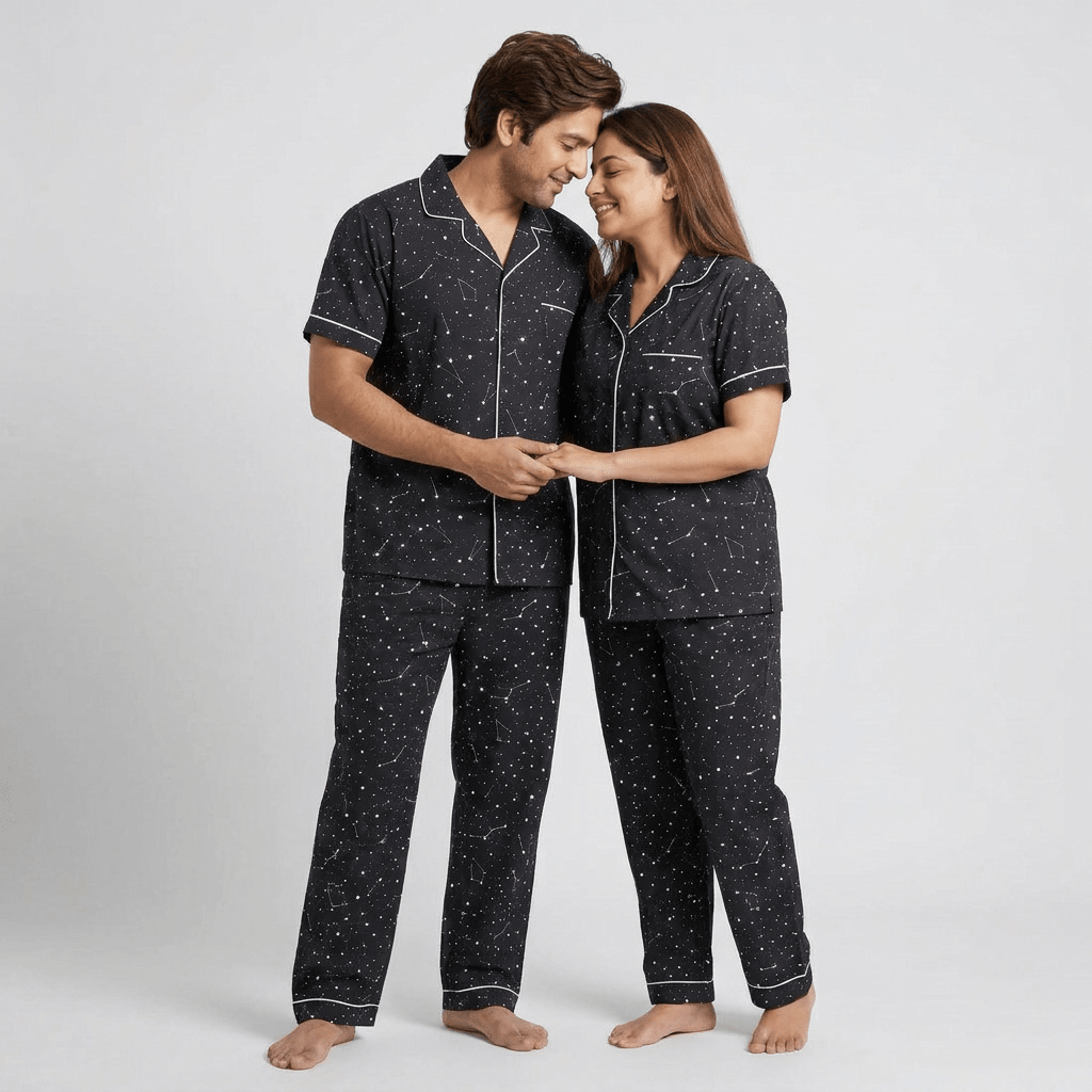Matching Constellation night suit for the two of you