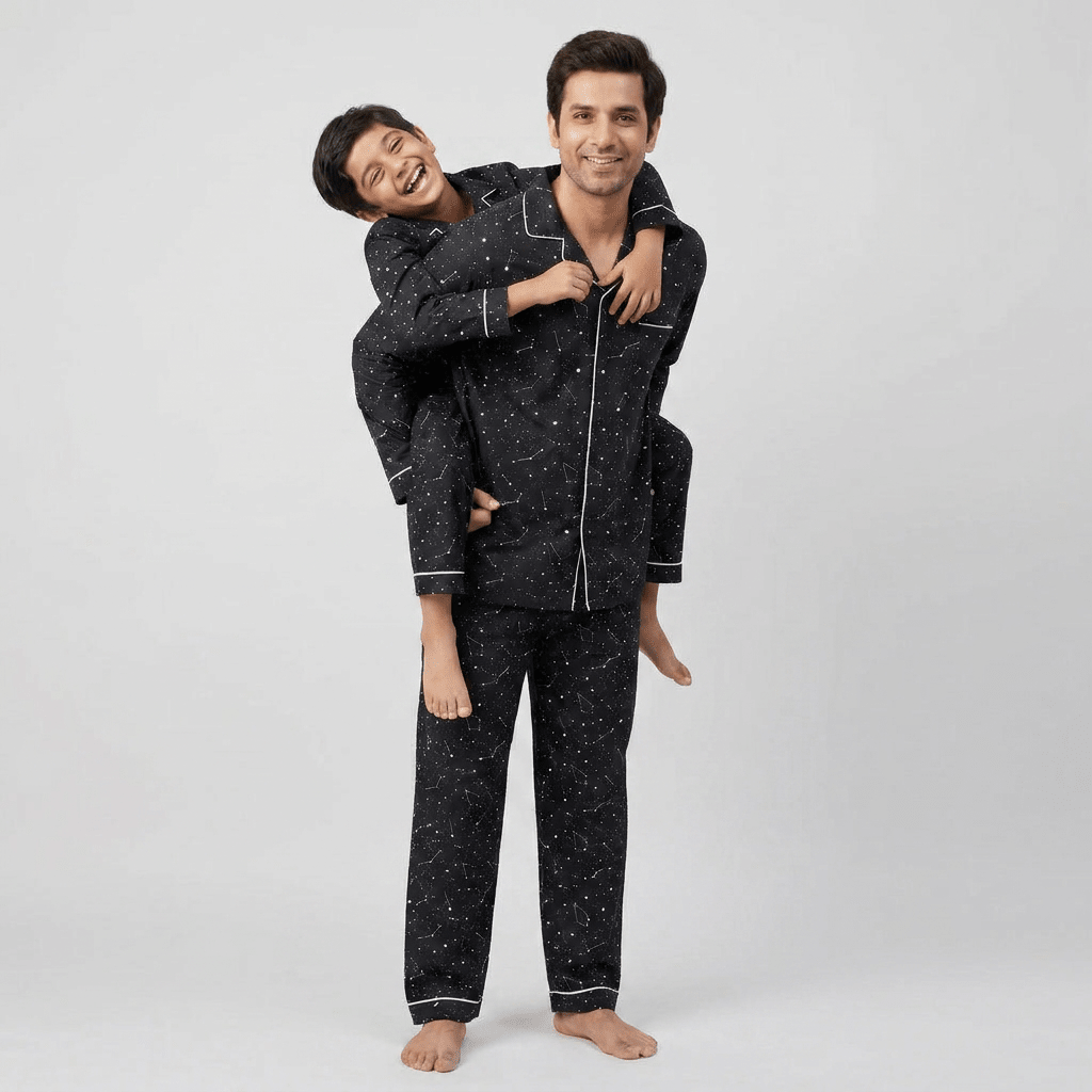 Pajama Tribe Constellation father son night suit