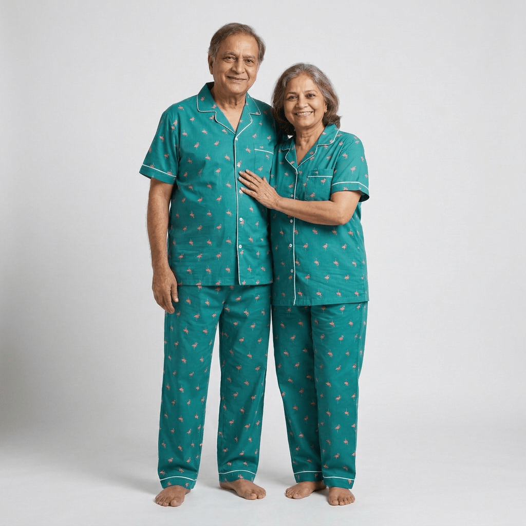 Pajama Tribe Flamingo nana nani matching pajamas