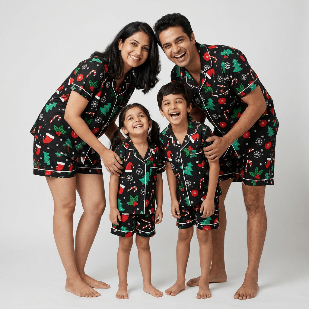 Pajama Tribe Holly Jolly matching family pajamas