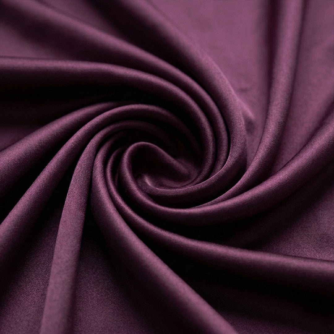 Matching Plum Purple Satin night suit for husband and wife