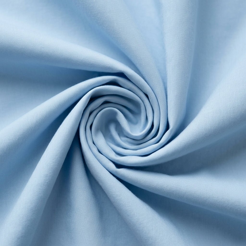 Powder Blue cotton fabric detail for matching pajamas