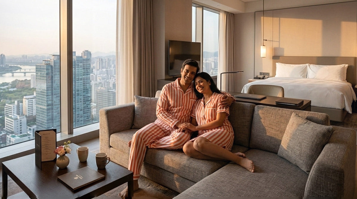 Why Matching Pajamas Make Couple Staycations More Special