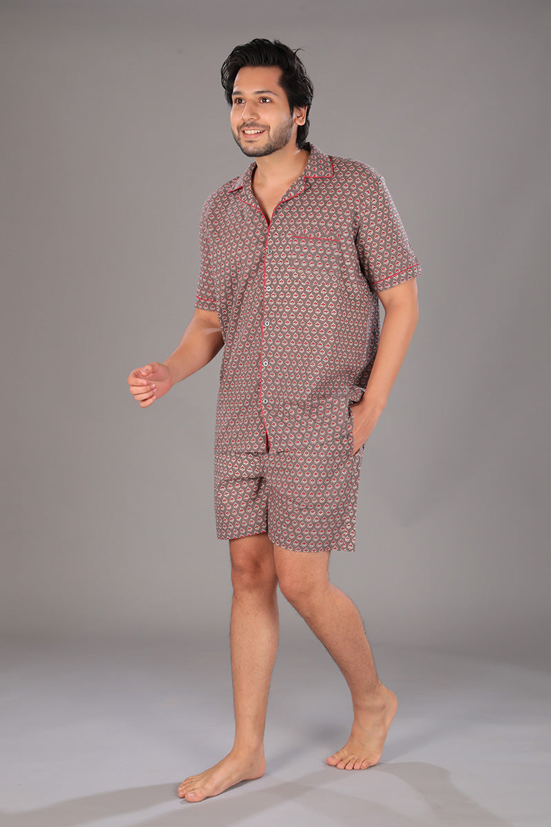 Short Sleeve Shirt + Shorts — side