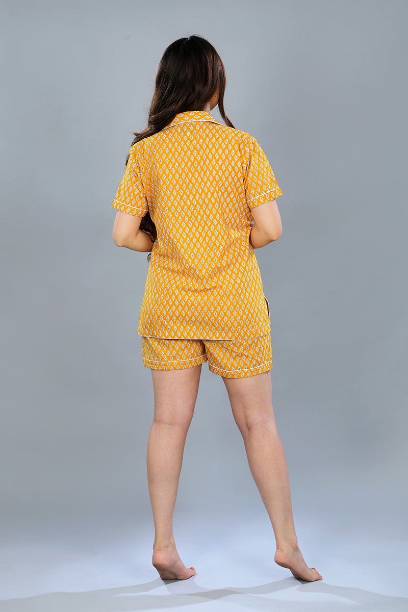 Short Sleeve Shirt + Shorts — back