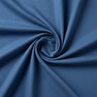 Denim blue cotton fabric for versatile matching couple pajamas.