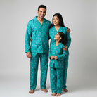 Flamingo print family comfort wear pajama set