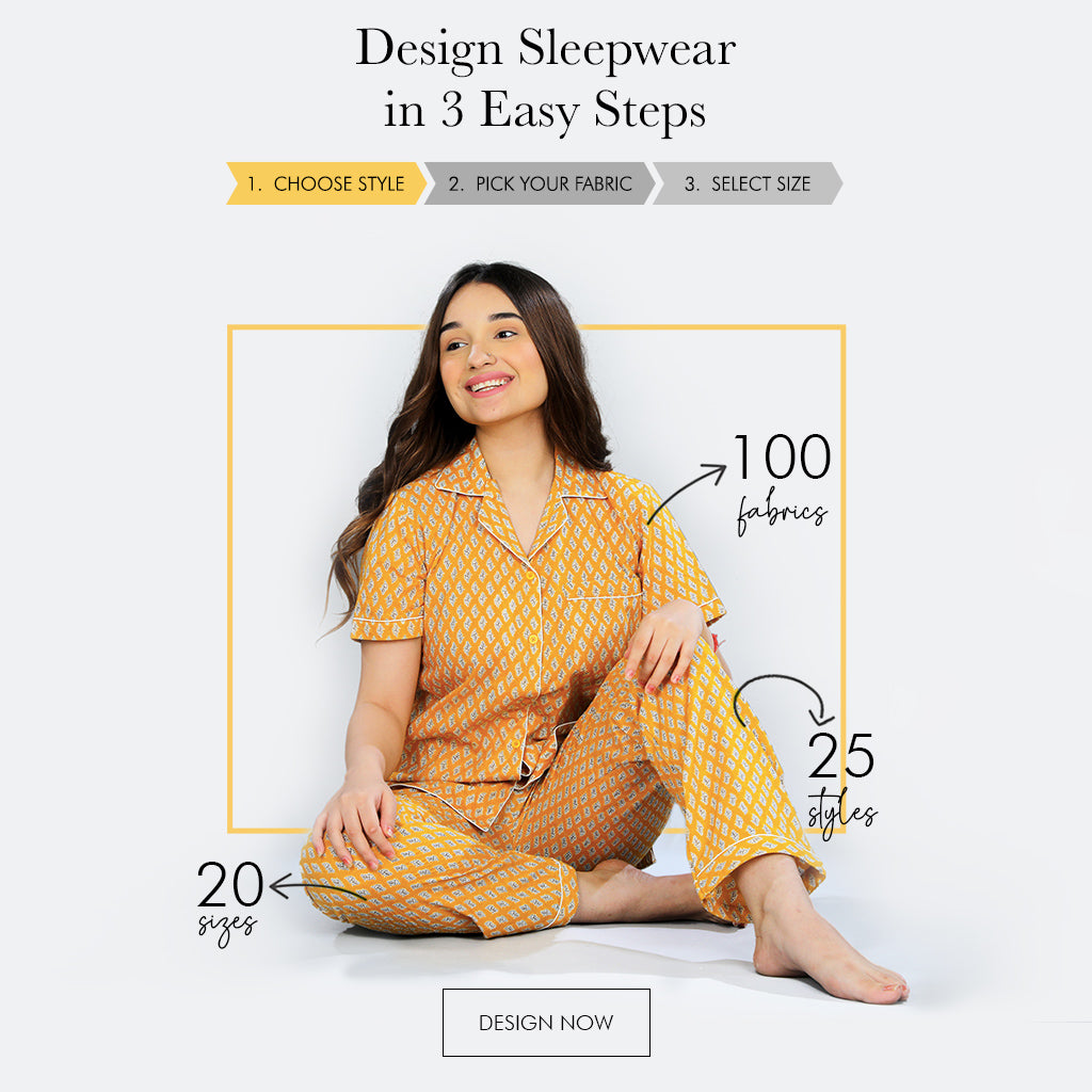 Design Sleepwear in 3 easy steps