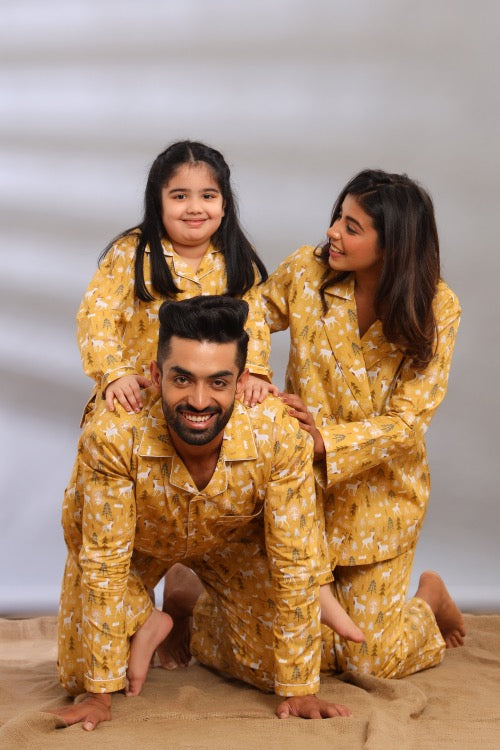Yellow color pajamas