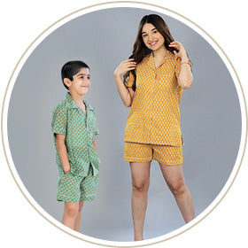 Mother son night suits