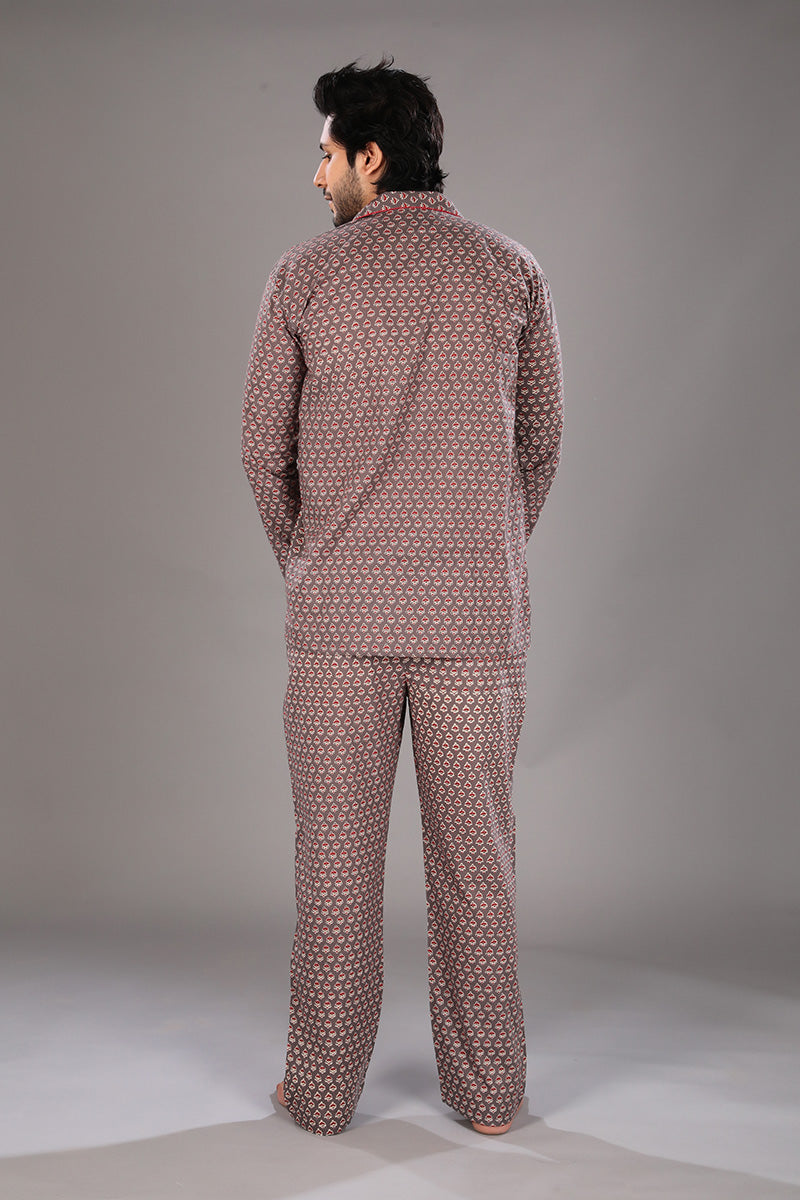 Full Sleeve Shirt + Pajamas — back