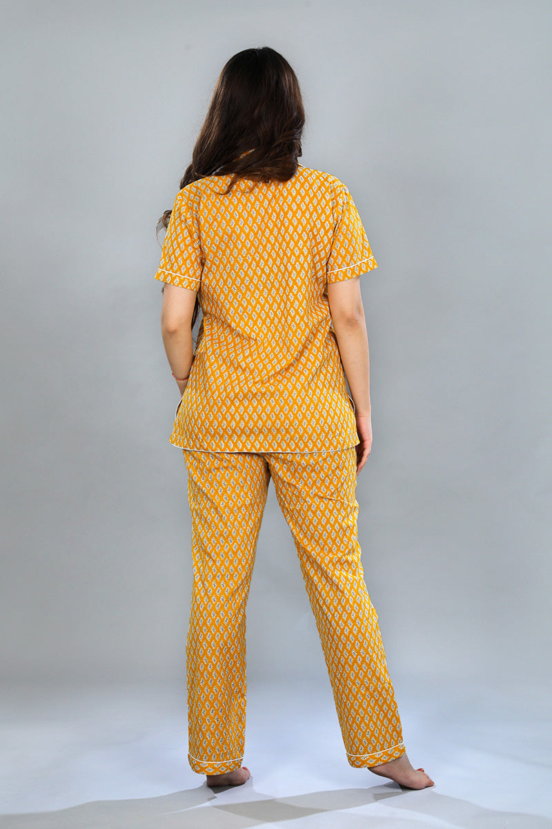 Short Sleeve Shirt + Pajamas — back
