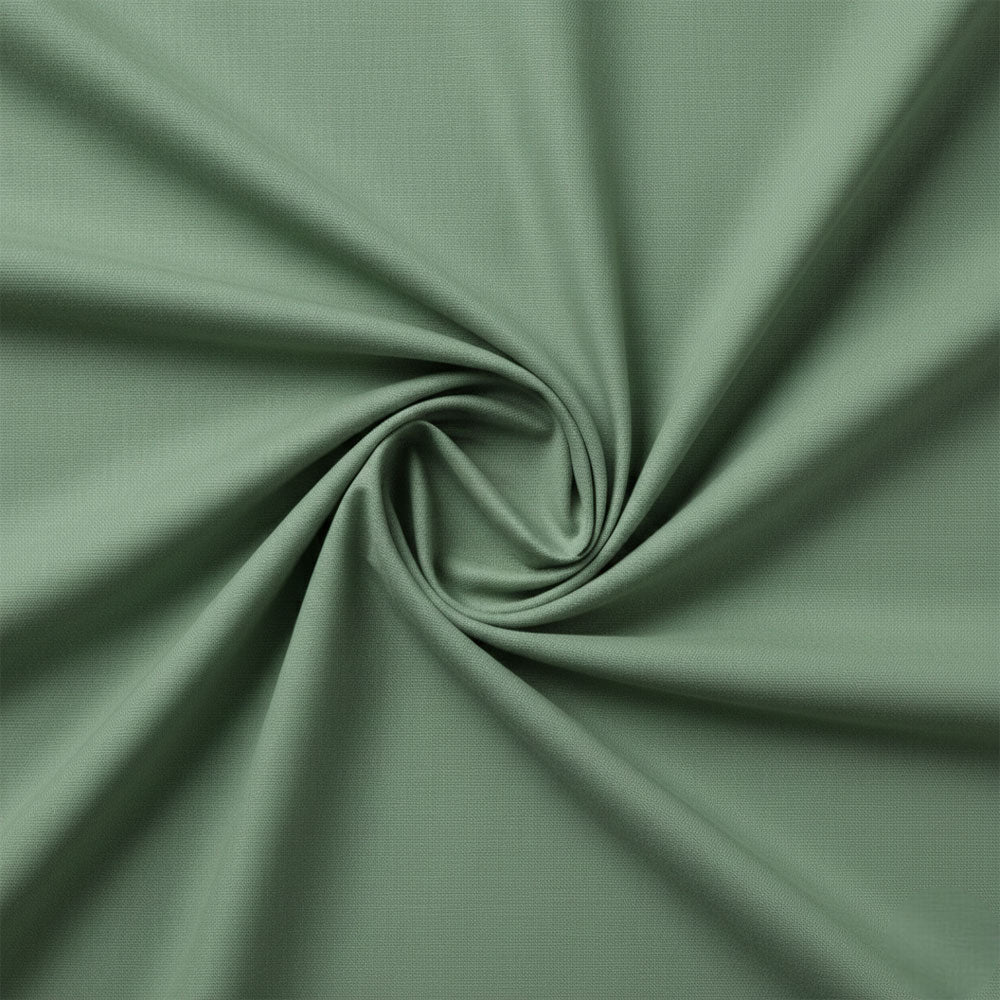 Olive green cotton fabric for relaxed couple pajamas and earthy tones.