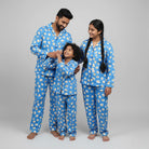 Omlette fry print family sleep nightwear in cotton