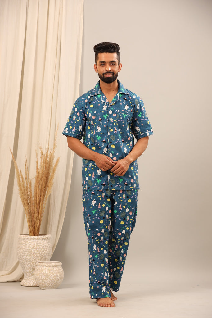 Men s Pajamas Set Night Suits Sleepwear and Loungewear