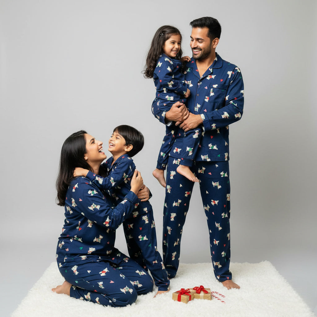 Puppy Love Print in Flannel