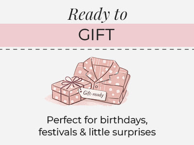 Gift-ready pajama packaging with message card for special occasions