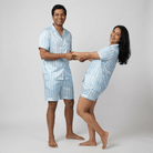Stripe Life matching shorts set for the two of you, styled together