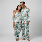 You and your partner in matching Tropical Mood half-sleeve night suit