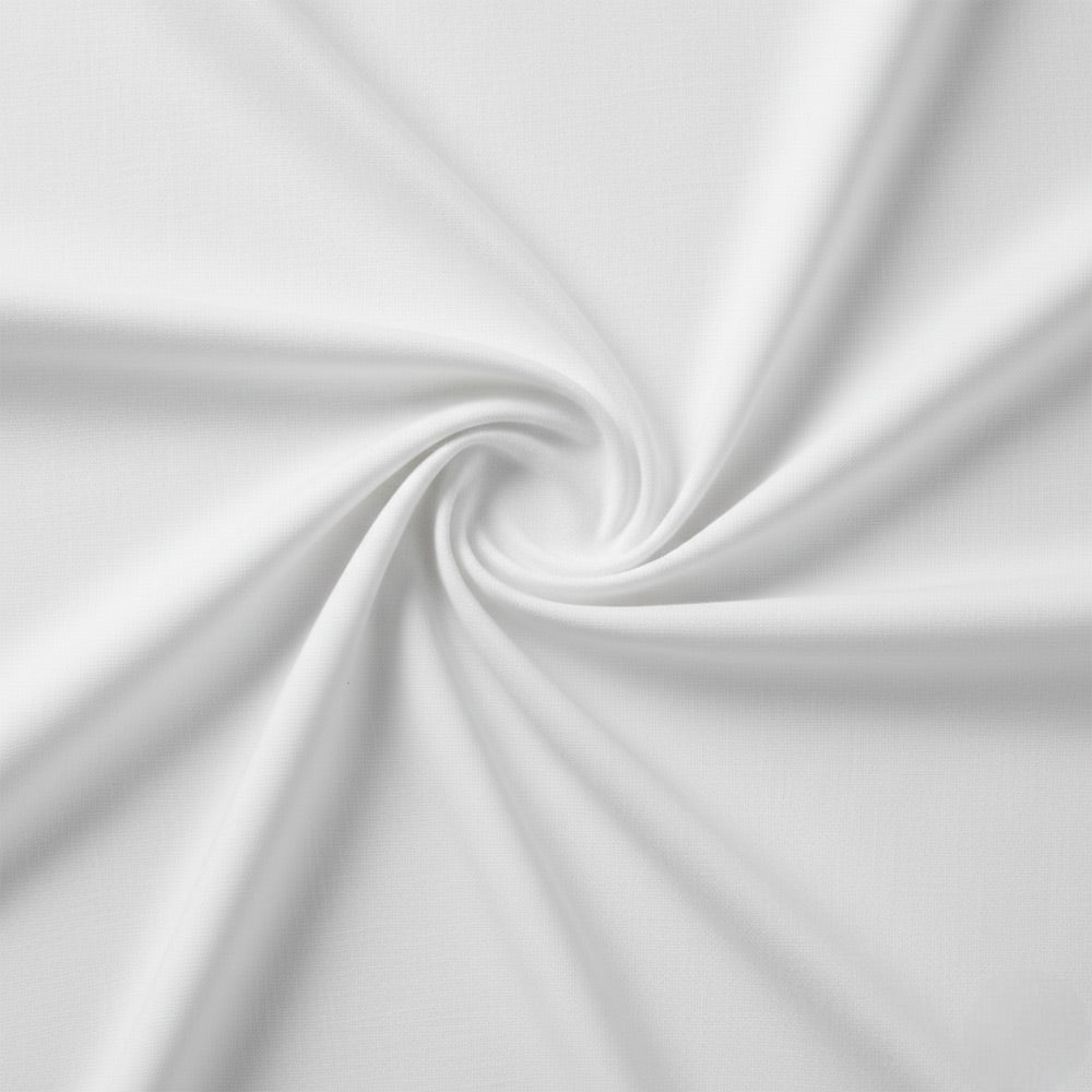 White cotton fabric for classic couple sleep sets and all season wear.