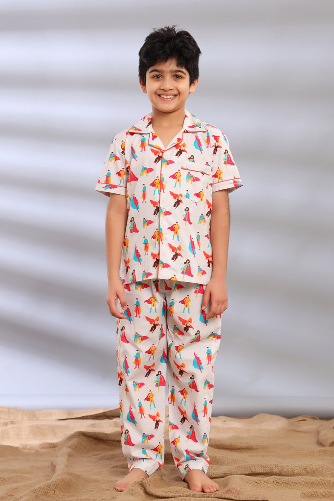 Boys Hoisery Nightsuits / Boys Night dress / Boys Nightdress/ Boys Pyjama  set / Boys Nightsuit /Boys Capri Nightdsuit / Boys Capri Nightwear