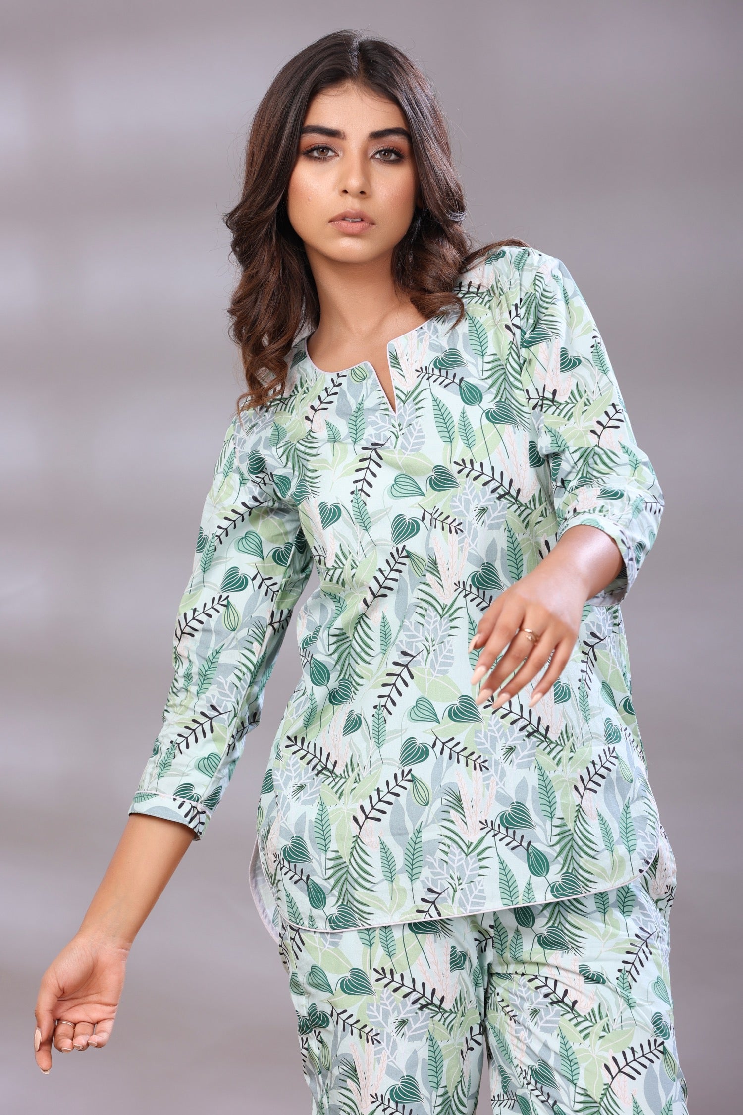 Kurti pajama suit 2025