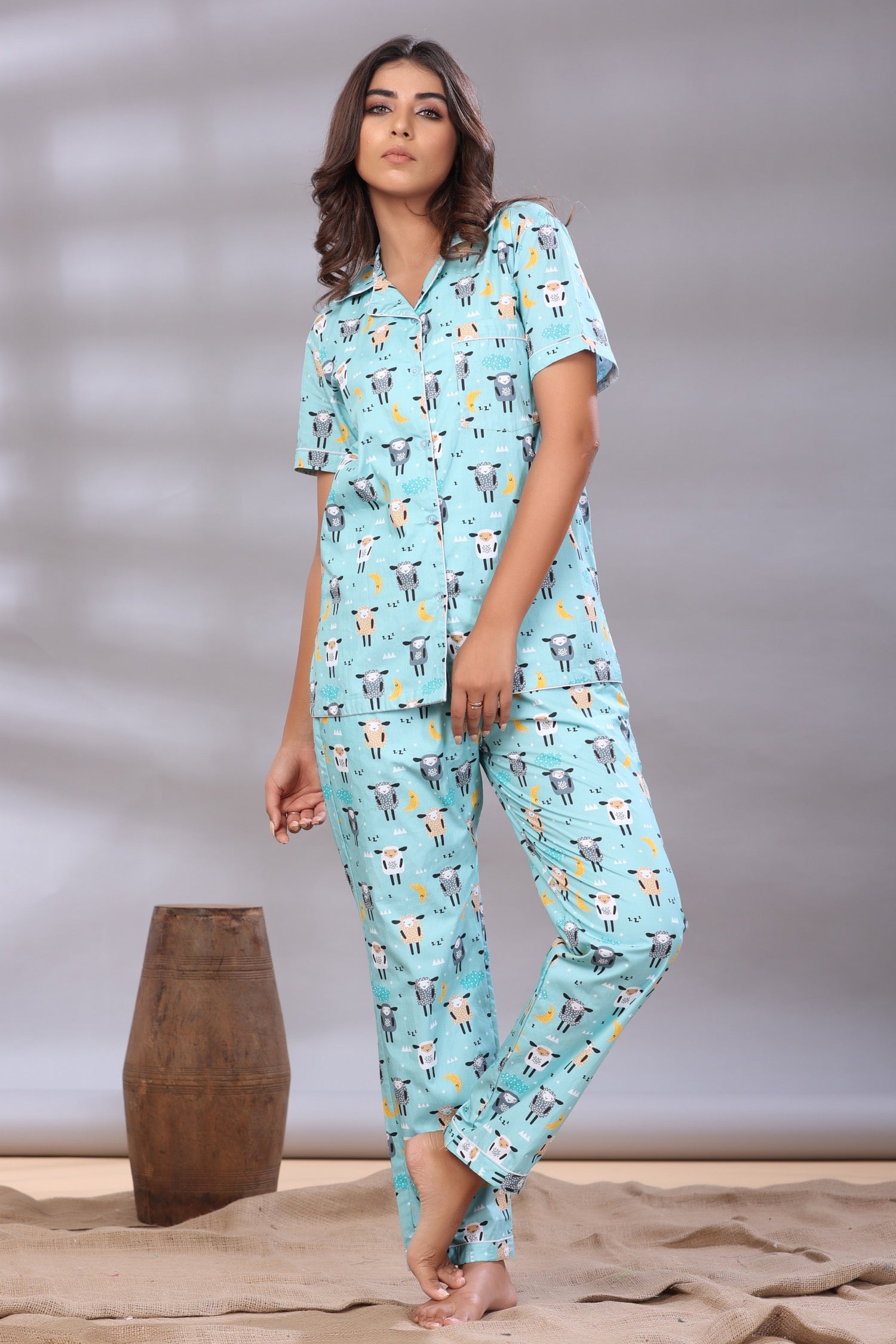 Poppy Dog Print Pyjamas Set – Tessie Clothing, 51% OFF
